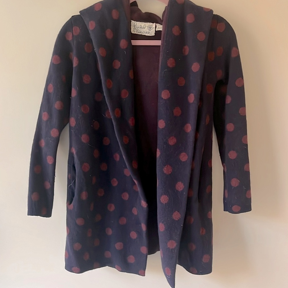 EUC Anthropologie Wool Sweater Coat XXS Petite​​​​​​